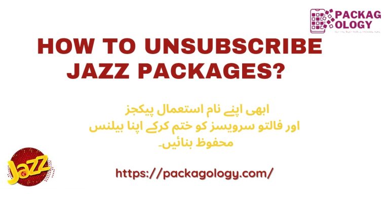 How To Unsubscribe Jazz Packages Without Charges? Complete Guide 2023