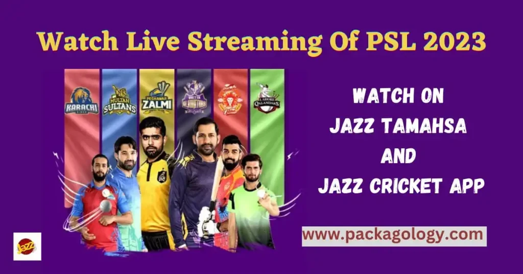 Watch Live PSL Match on Jazz