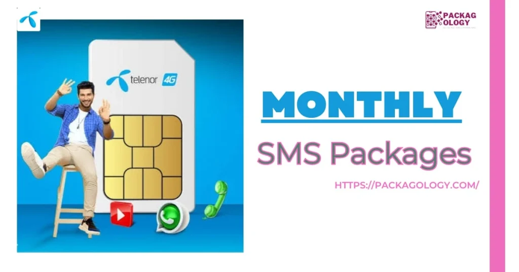 Telenor SMS packages Monthly 